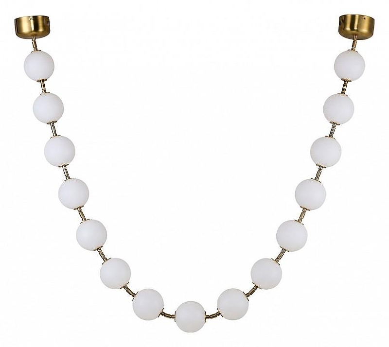 Подвесной светильник Kink Light Мони 07627-15L,20 цвет плафона/подвески Белый, цвет арматуры Бронза