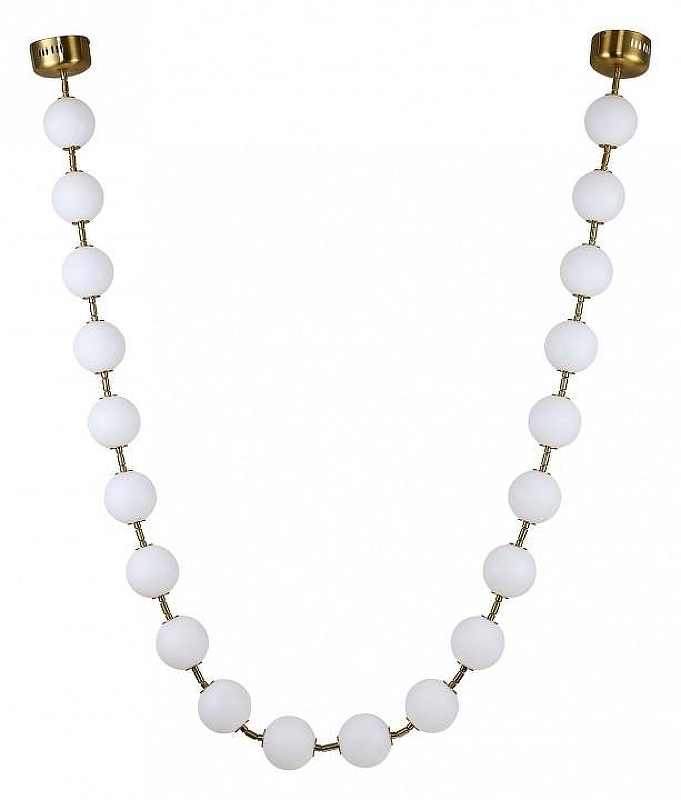 Подвесной светильник Kink Light Мони 07627-20L,20 цвет плафона/подвески Белый, цвет арматуры Бронза