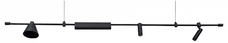 Подвесной светильник Kink Light Ристо 07616-150L,19 цвет плафона/подвески Черный, цвет арматуры Черный