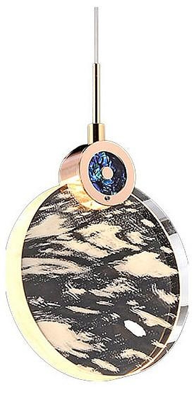 Подвесной светильник Kink Light Викси 07857-1A,33 цвет плафона/подвески Прозрачный, цвет арматуры Золото