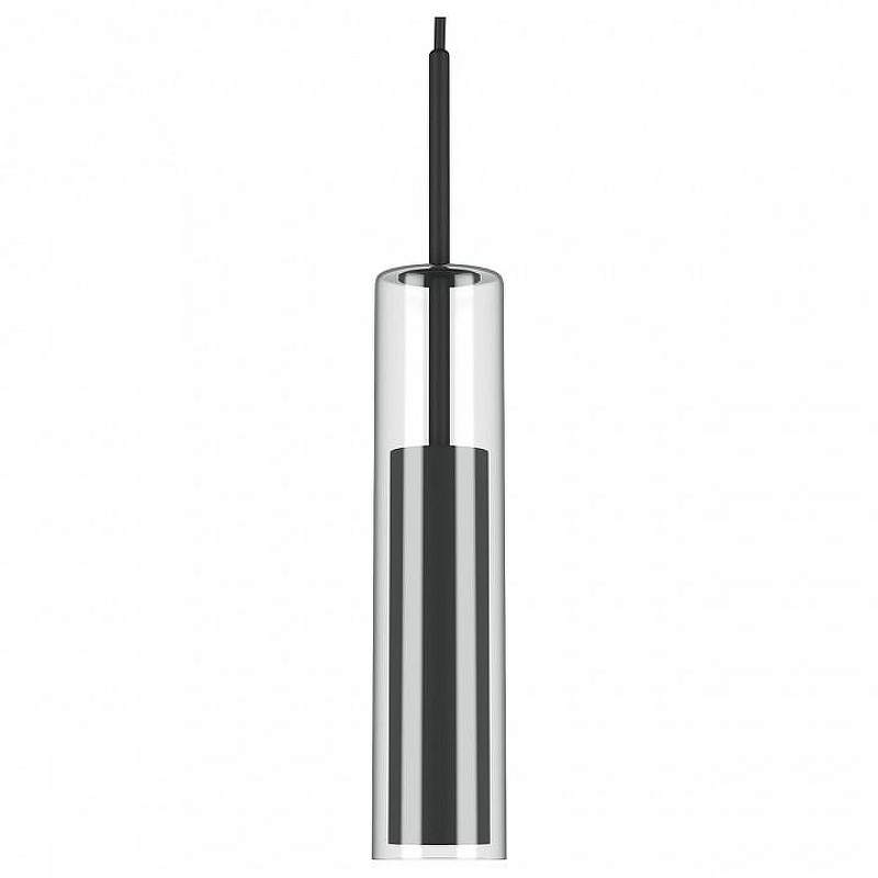 Подвесной светильник Lightstar C1l1no 756017 цвет плафона/подвески Прозрачный, Хром, цвет арматуры Черный