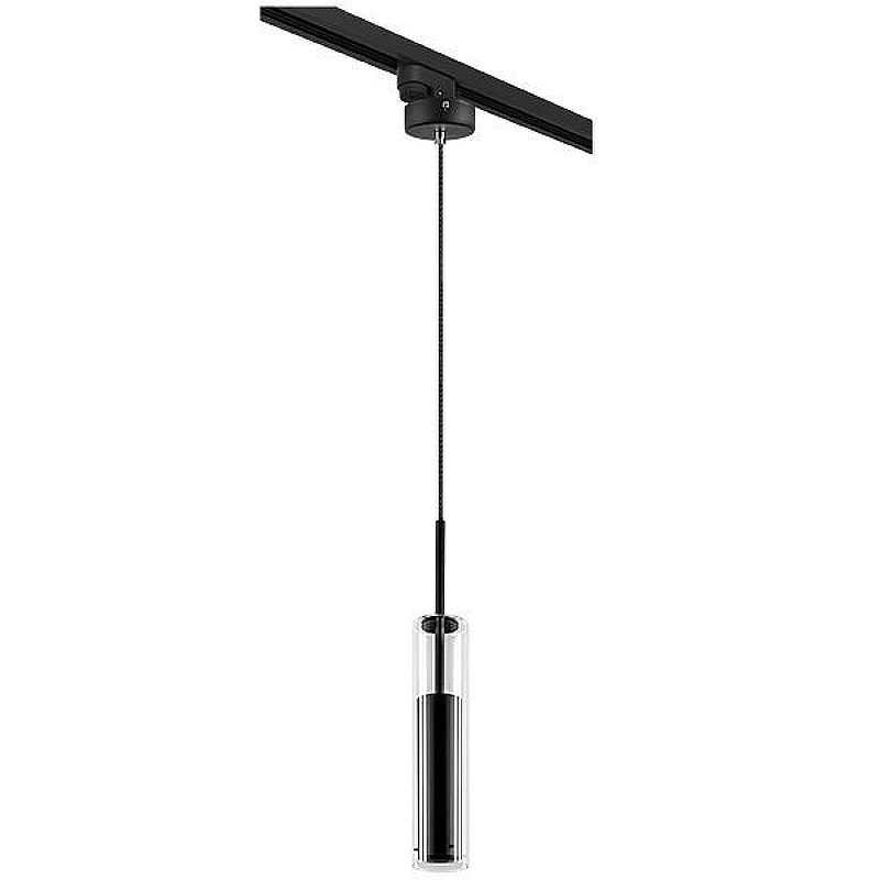 Подвесной светильник Lightstar C1l1no L1T756017 цвет плафона/подвески Прозрачный, Хром, цвет арматуры Черный