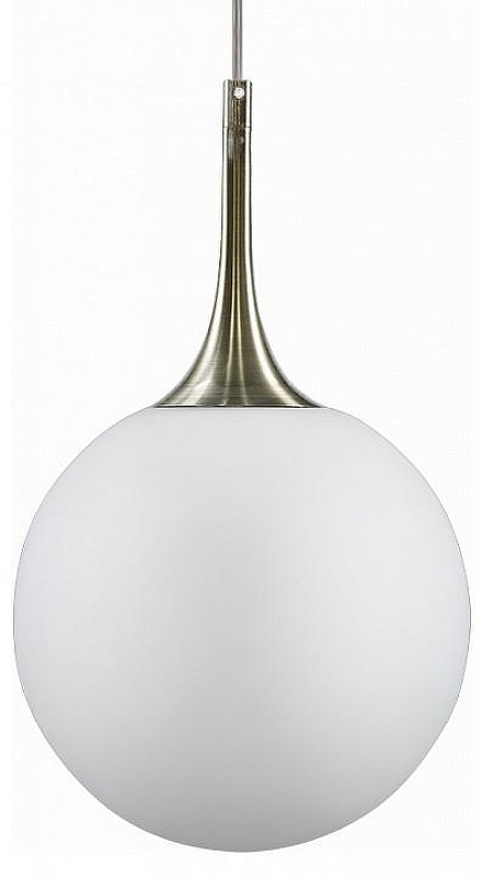 Подвесной светильник Lightstar Globo 813021 цвет плафона/подвески Белый, цвет арматуры Бронза