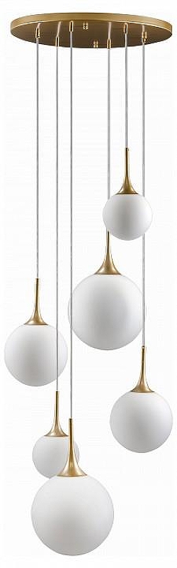 Подвесной светильник Lightstar Globo 813062 цвет плафона/подвески Белый, цвет арматуры Золото