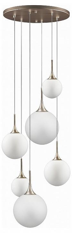 Подвесной светильник Lightstar Globo 813063 цвет плафона/подвески Белый, цвет арматуры Золото