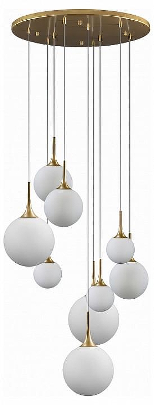 Подвесной светильник Lightstar Globo 813092 цвет плафона/подвески Белый, цвет арматуры Золото