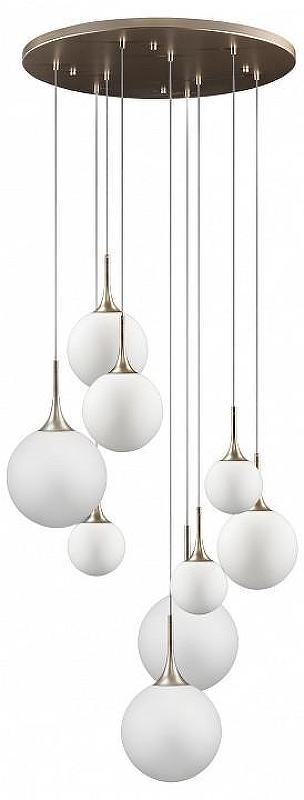 Подвесной светильник Lightstar Globo 813093 цвет плафона/подвески Белый, цвет арматуры Золото
