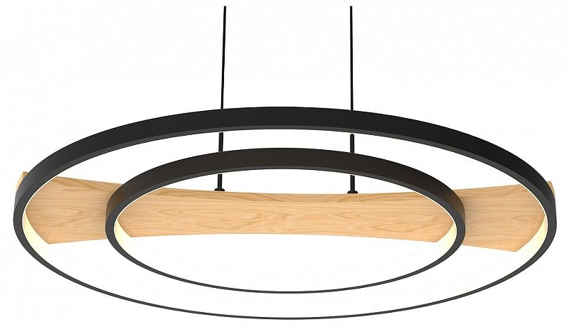 Подвесной светильник Lightstar Lod1 723227 цвет плафона/подвески Коричневый, Черный, цвет арматуры Черный