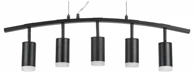 Подвесной светильник Lightstar Rullo LR7353750 цвет плафона/подвески Прозрачный, Хром, цвет арматуры Черный