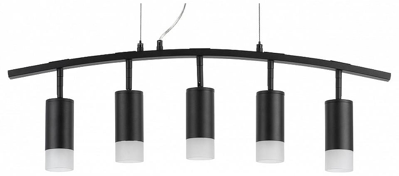Подвесной светильник Lightstar Rullo LR7353751 цвет плафона/подвески Прозрачный, Хром, цвет арматуры Черный