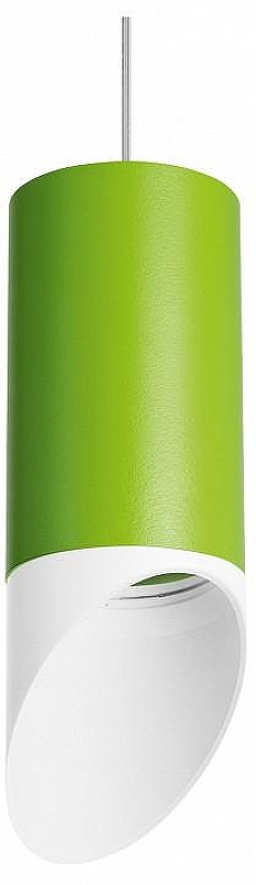 Подвесной светильник Lightstar Rullo RP43436 цвет плафона/подвески Белый, Зеленый, цвет арматуры Белый
