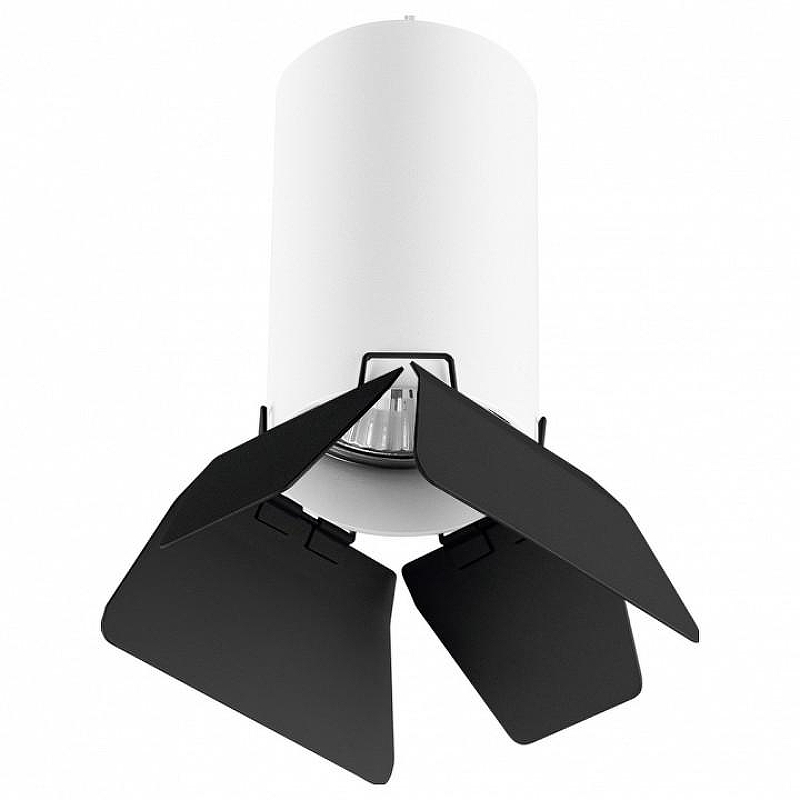 Подвесной светильник Lightstar Rullo RP436437 цвет плафона/подвески Белый, Черный, цвет арматуры Белый