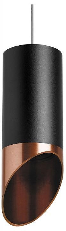Подвесной светильник Lightstar Rullo RP437130 цвет плафона/подвески Медь, Черный, цвет арматуры Черный