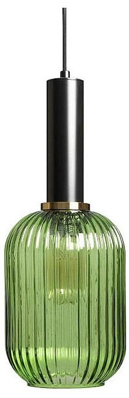 Подвесной светильник Loft it 1r1s 2 2072-A+BL цвет плафона/подвески Зеленый, цвет арматуры Латунь, Черный