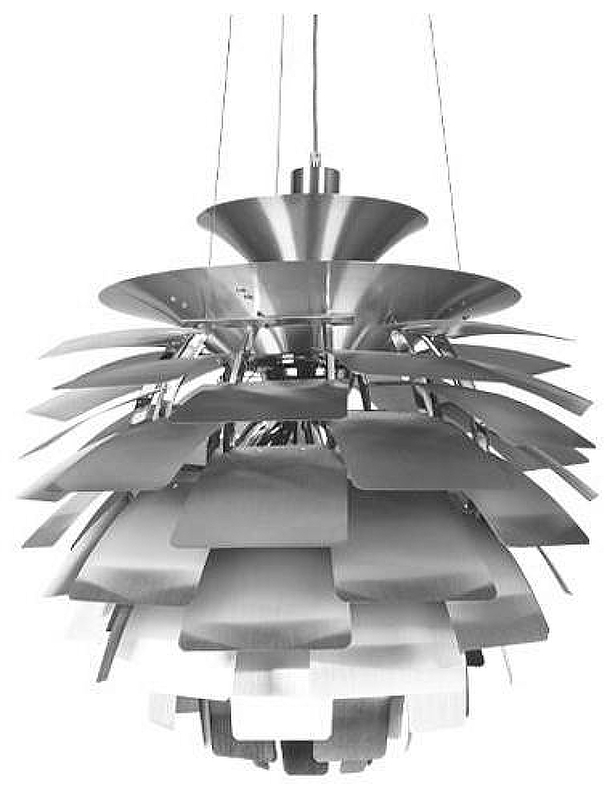 Подвесной светильник Loft it Artichoke 10156/600 Silver цвет плафона/подвески Серебро, цвет арматуры Белый