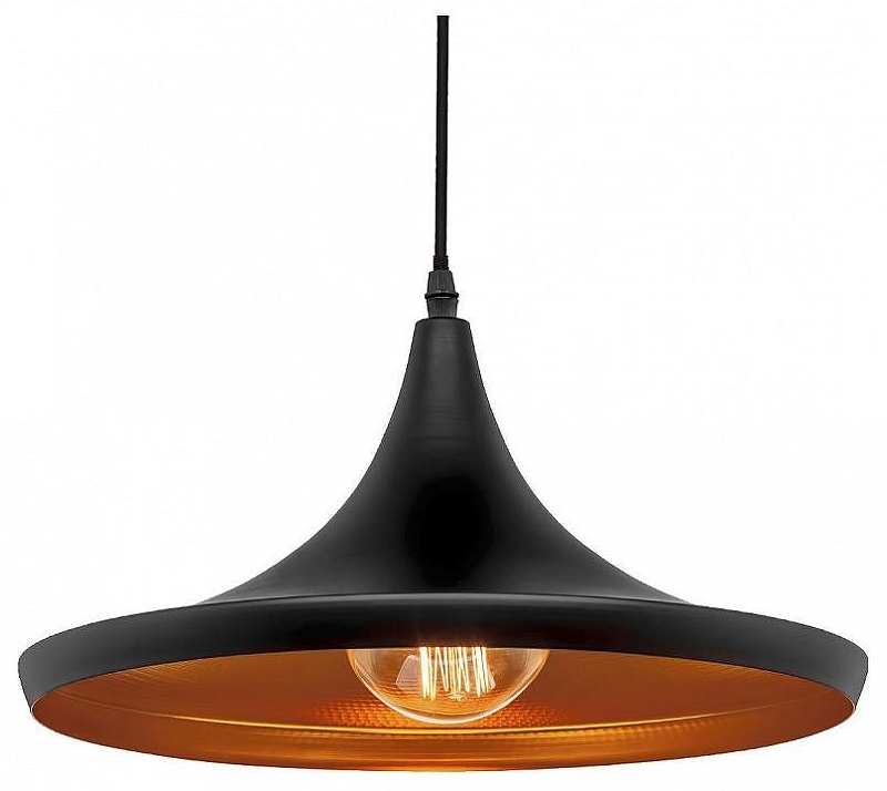 Подвесной светильник Loft it Beat LOFT1843/B цвет плафона/подвески Черный, Золото, цвет арматуры Черный