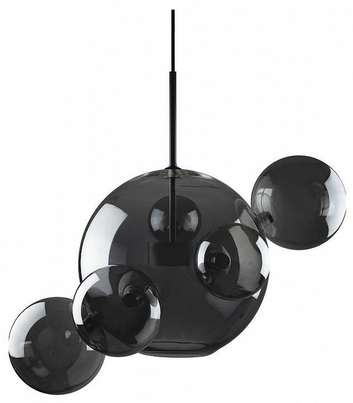 Подвесной светильник Loft it Bolle 2029-P6 цвет плафона/подвески Светло-серый, цвет арматуры Черный