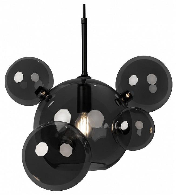 Подвесной светильник Loft it Bolle 2029-P6 mini цвет плафона/подвески Дымчатый, цвет арматуры Черный