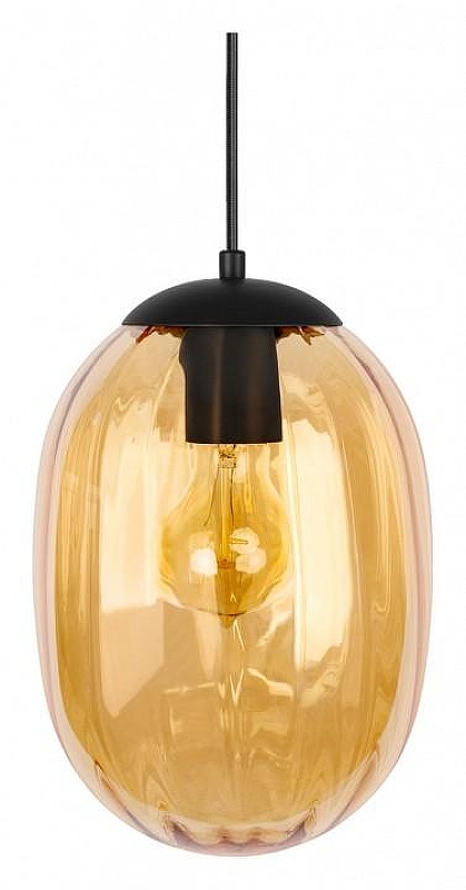 Подвесной светильник Loft it Bubble 10427 Amber цвет плафона/подвески Оранжевый, цвет арматуры Черный