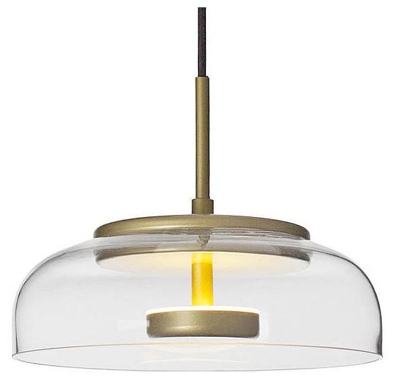 Подвесной светильник Loft it D1sk 8210-P цвет плафона/подвески Прозрачный, цвет арматуры Золото