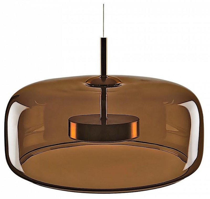 Подвесной светильник Loft it Dauph1n 10040B цвет плафона/подвески Коричневый, цвет арматуры Золото