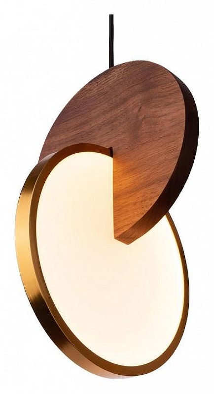 Подвесной светильник Loft it Ecl1pse 9970C цвет плафона/подвески Белый, Коричневый, цвет арматуры Золото