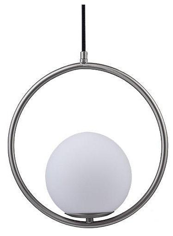 Подвесной светильник Loft it Glob LOFT2600-B цвет плафона/подвески Белый, цвет арматуры Никель