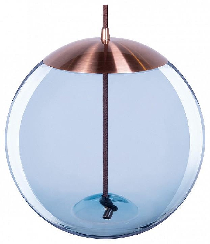 Подвесной светильник Loft it Knot 8133-B цвет плафона/подвески Голубой, цвет арматуры Медь