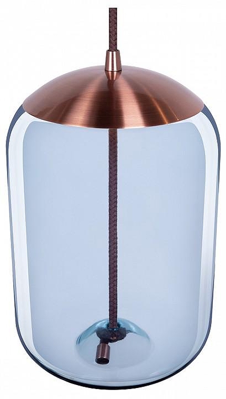 Подвесной светильник Loft it Knot 8133-C цвет плафона/подвески Голубой, цвет арматуры Медь