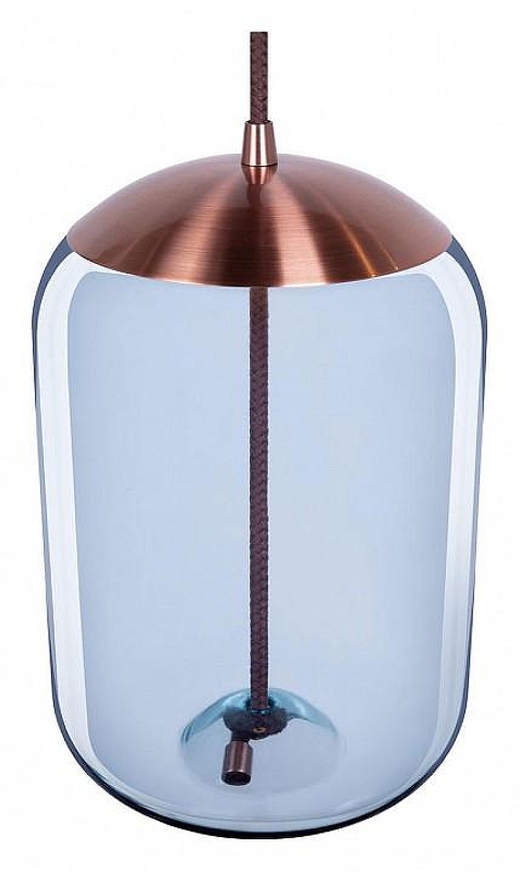 Подвесной светильник Loft it Knot 8133-C mini цвет плафона/подвески Голубой, цвет арматуры Медь