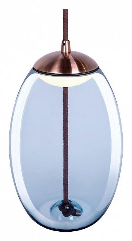 Подвесной светильник Loft it Knot 8133-A mini цвет плафона/подвески Голубой, цвет арматуры Медь