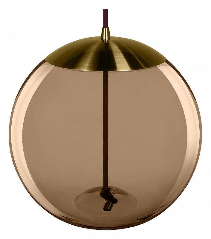 Подвесной светильник Loft it Knot 8135-B mini цвет плафона/подвески Янтарный, цвет арматуры Латунь