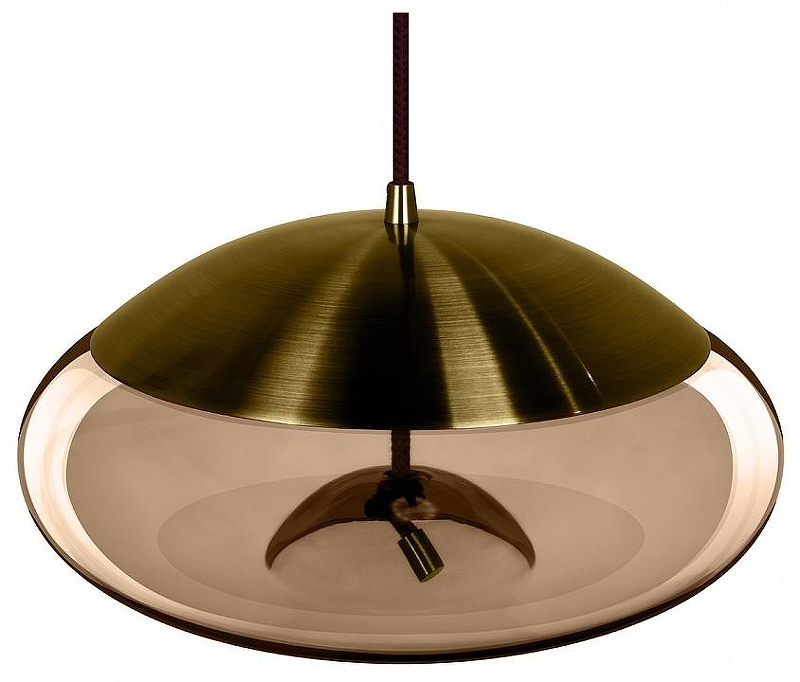 Подвесной светильник Loft it Knot 8135-D цвет плафона/подвески Оранжевый, цвет арматуры Золото