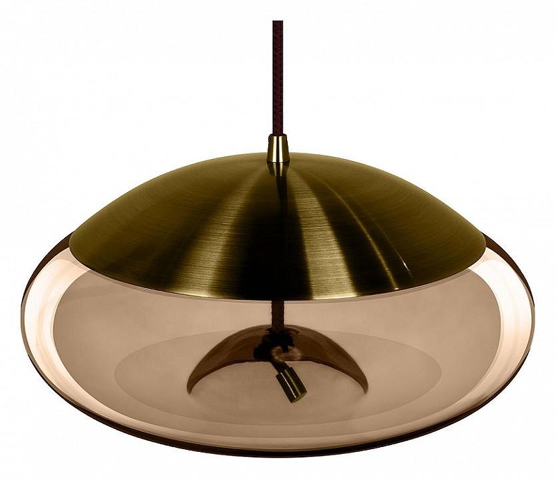Подвесной светильник Loft it Knot 8135-D mini цвет плафона/подвески Янтарный, цвет арматуры Латунь