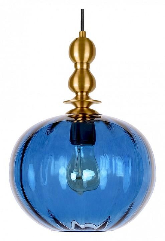 Подвесной светильник Loft it Melon 10426 Blue цвет плафона/подвески Синий, цвет арматуры Бронза