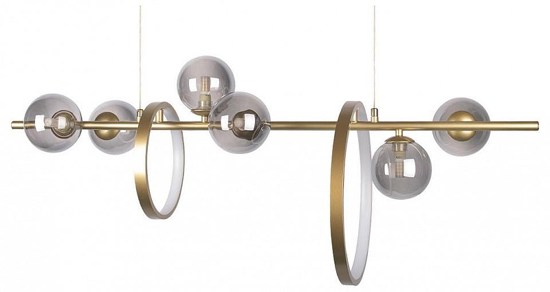 Подвесной светильник Loft it Molecule 10139/900L цвет плафона/подвески Светло-серый, цвет арматуры Золото