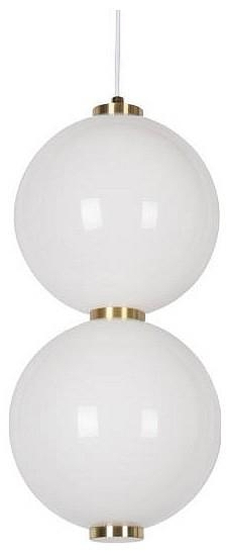 Подвесной светильник Loft it Pearls 10205/E цвет плафона/подвески Белый, цвет арматуры Золото