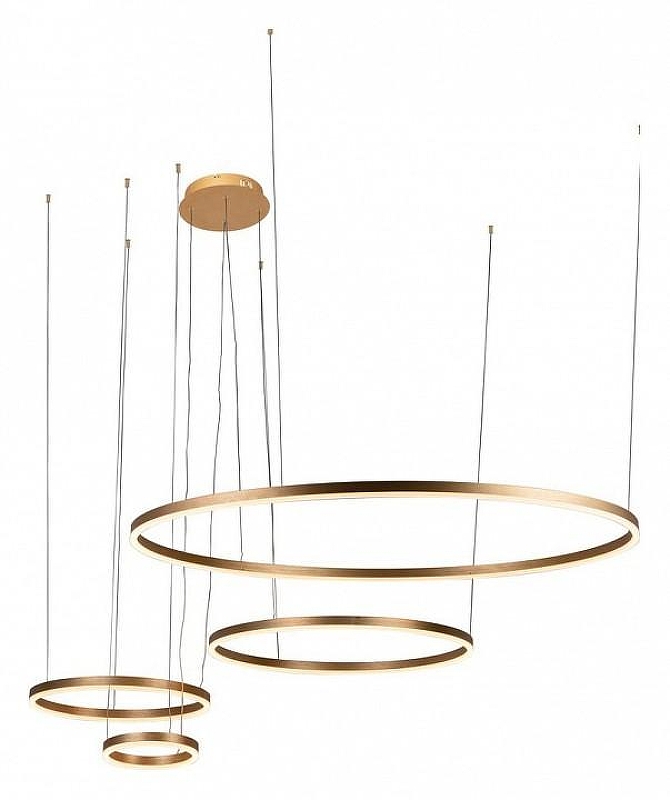 Подвесной светильник Loft it R1ng 10017/4L цвет плафона/подвески Золото, цвет арматуры Золото