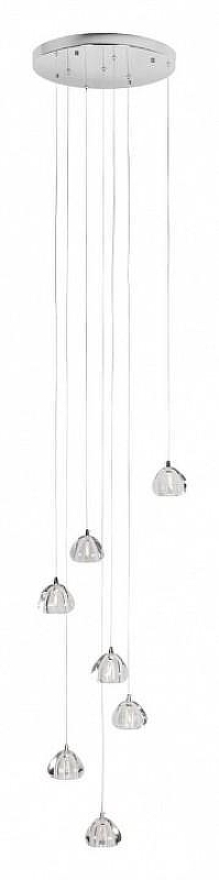 Подвесной светильник Loft it Ra1n 10151/7 цвет плафона/подвески Прозрачный, цвет арматуры Хром