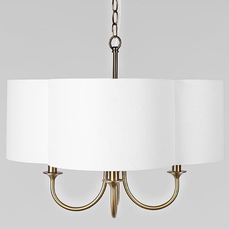 Подвесной светильник Loft it S1lence 10303P Brass цвет плафона/подвески Белый, цвет арматуры Латунь