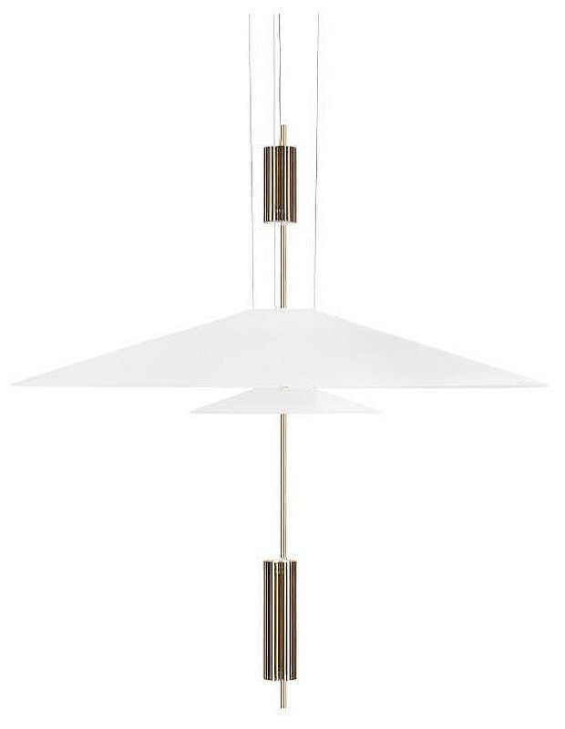 Подвесной светильник Loft it Skylar 10244/A Brass цвет плафона/подвески Белый, цвет арматуры Латунь