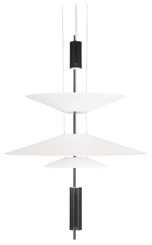 Подвесной светильник Loft it Skylar 10244/B Black цвет плафона/подвески Белый, цвет арматуры Черный