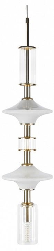 Подвесной светильник Loft it Sp1ndle 10423/B цвет плафона/подвески Белый, Прозрачный, цвет арматуры Бронза