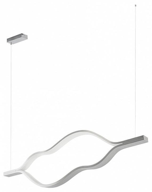 Подвесной светильник Loft it Tape L1ght 10403/1000 SN цвет плафона/подвески Серебро, цвет арматуры Серебро