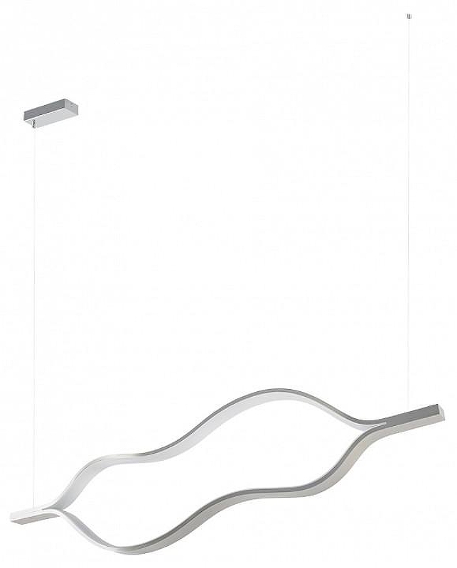 Подвесной светильник Loft it Tape L1ght 10403/1200 SN цвет плафона/подвески Серебро, цвет арматуры Серебро