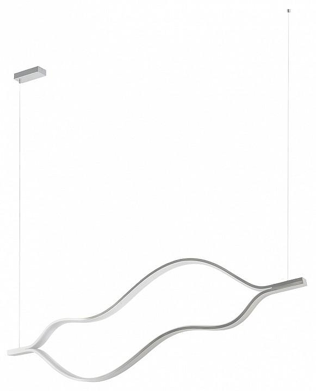 Подвесной светильник Loft it Tape L1ght 10403/1400 SN цвет плафона/подвески Серебро, цвет арматуры Серебро