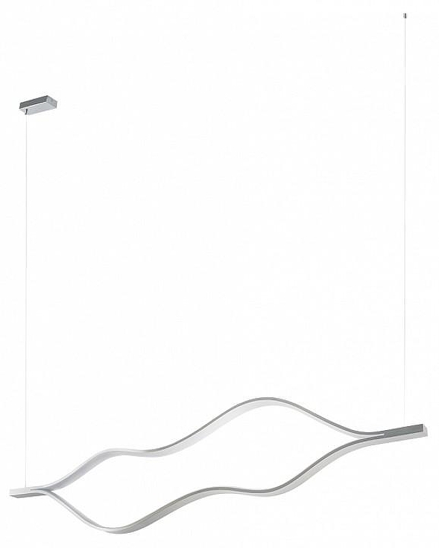 Подвесной светильник Loft it Tape L1ght 10403/1600 SN цвет плафона/подвески Серебро, цвет арматуры Серебро
