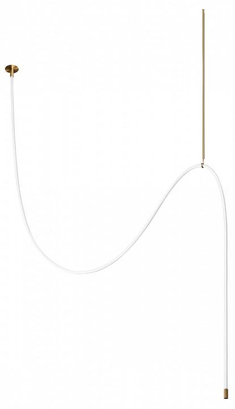 Подвесной светильник Loft it Thread 10388C Brass цвет плафона/подвески Белый, цвет арматуры Бронза