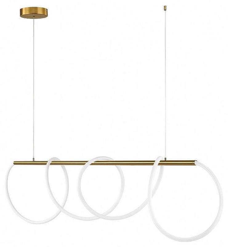 Подвесной светильник Loft it Thread 10388P/B Brass цвет плафона/подвески Белый, цвет арматуры Бронза