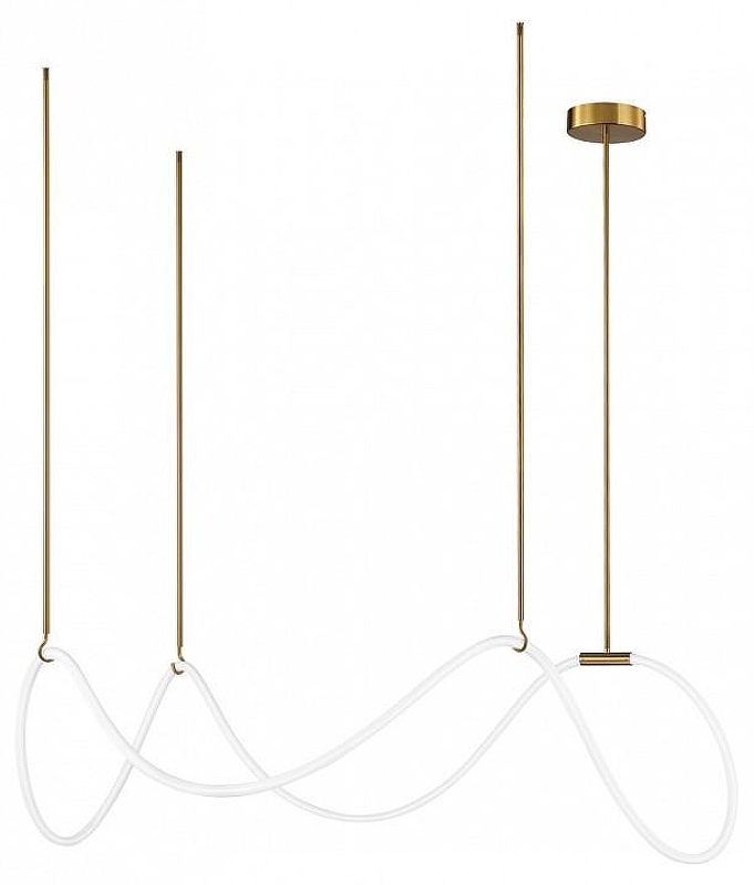 Подвесной светильник Loft it Thread 10388P/C Brass цвет плафона/подвески Белый, цвет арматуры Бронза